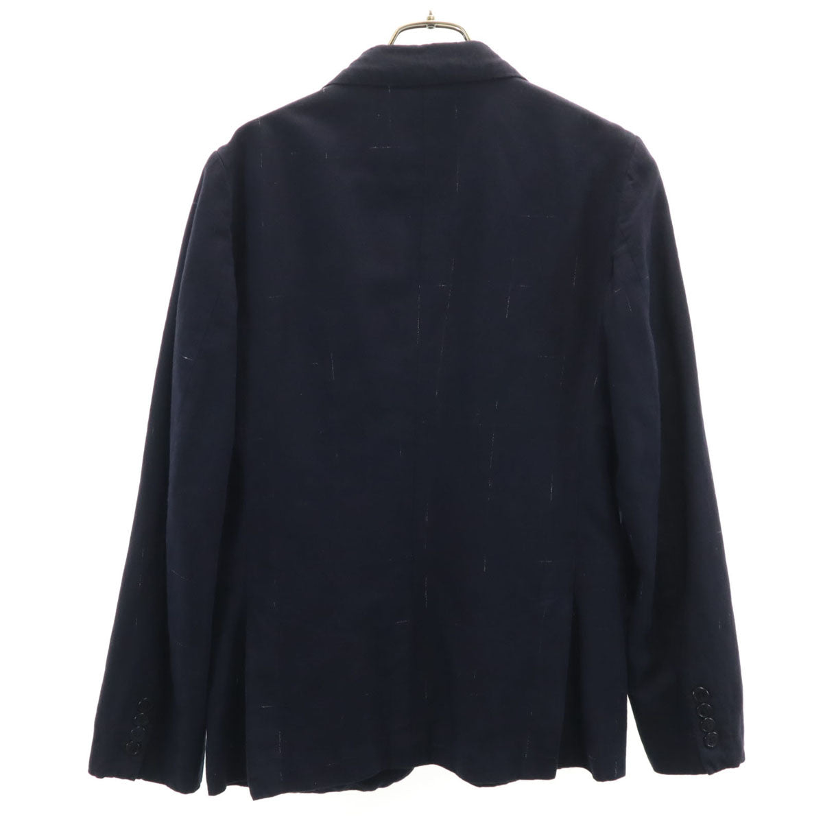 COMME des GARCONS HOMME DEUX コムデギャルソンオムドゥ 2016年 日本製 チェック柄 テーラードジャケット XS ネイビー メンズ