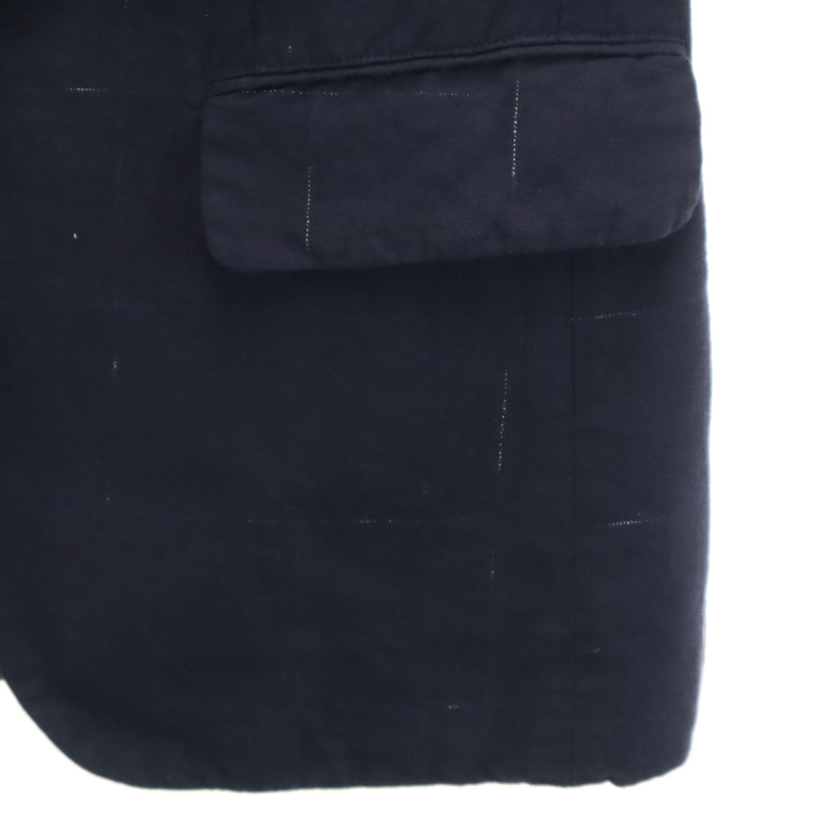 COMME des GARCONS HOMME DEUX コムデギャルソンオムドゥ 2016年 日本製 チェック柄 テーラードジャケット XS ネイビー メンズ