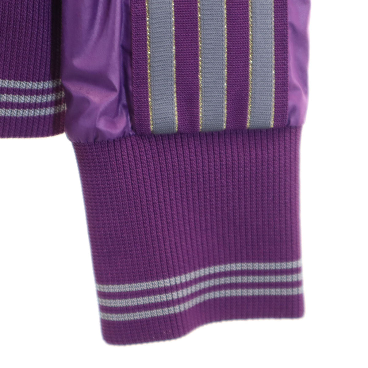 adidas アディダス 長袖 ジャージジャケット 上下 セットアップ M パープル レディース