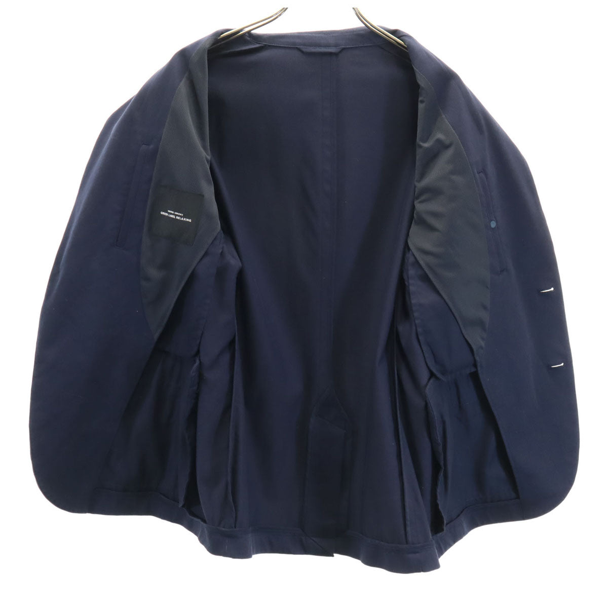 green label relaxing グリーンレーベルリラクシング パンツスーツ 上下 セットアップ S ネイビー UNITED ARROWS メンズ