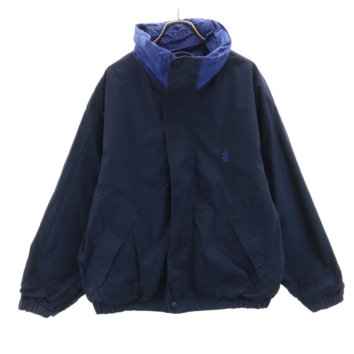 NAUTICA ノーティカ 90s リバーシブル オールド ジャケット S ネイビー系 メンズ