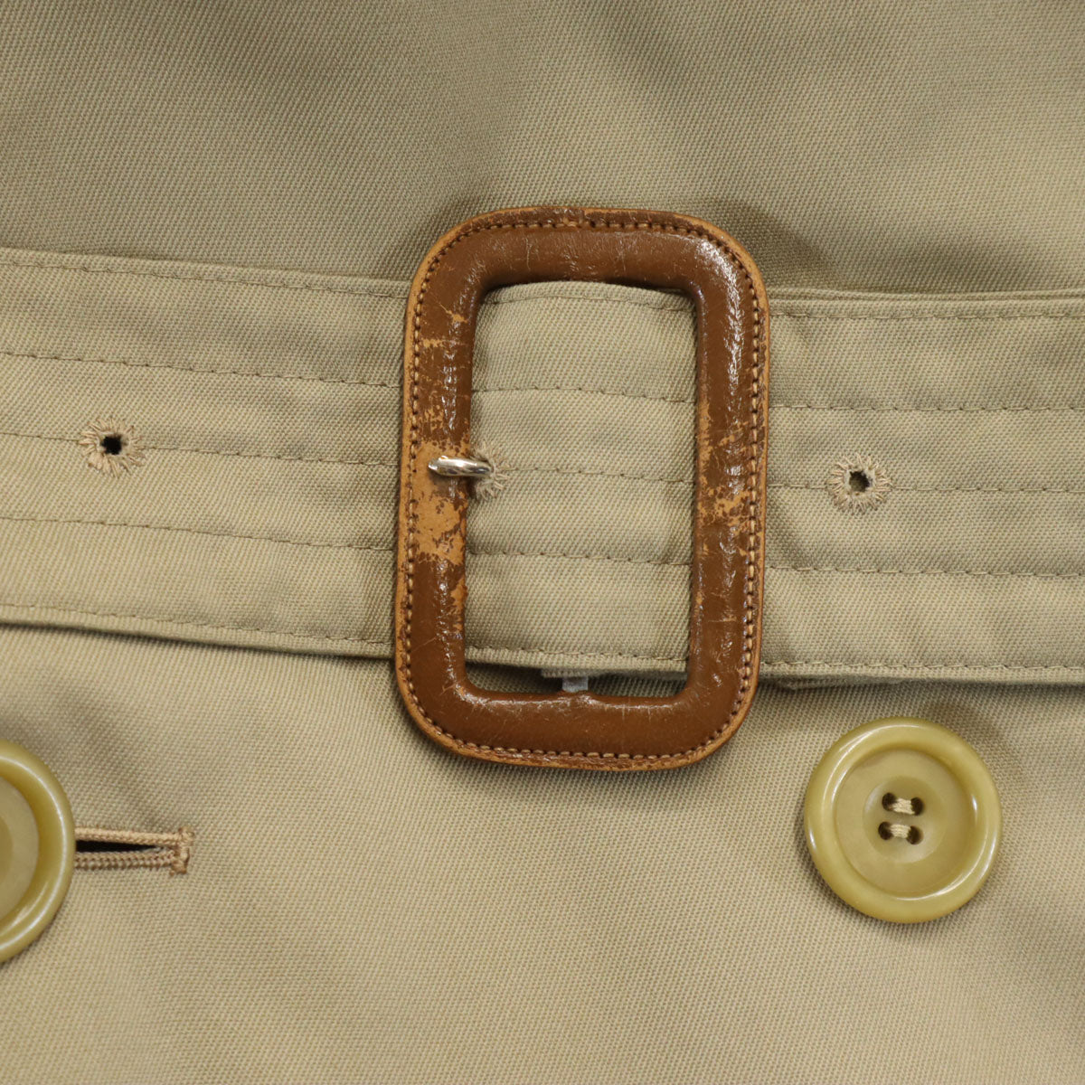 Aquascutum アクアスキュータム 70s 80s ヴィンテージ トレンチコート M ベージュ メンズ