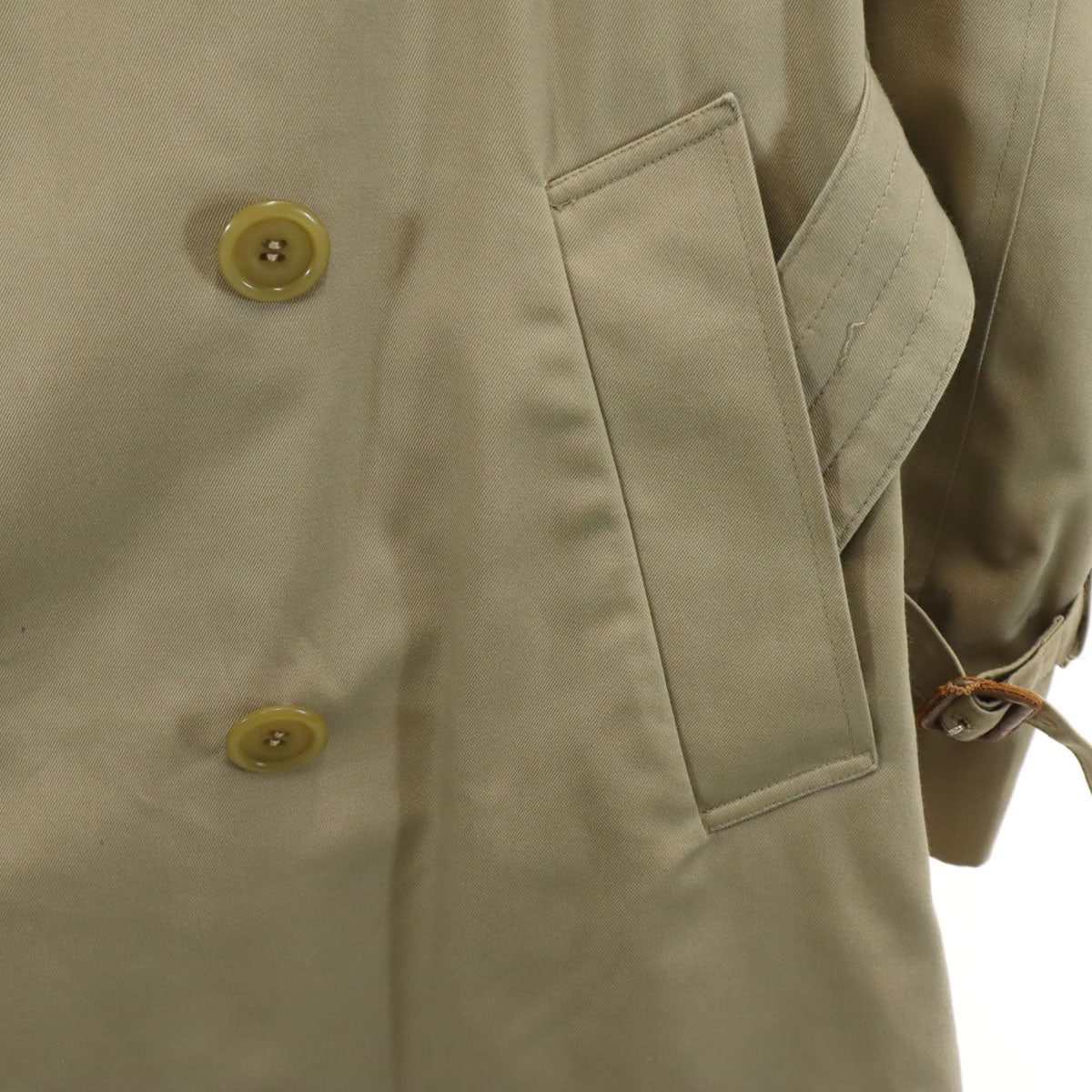 Aquascutum アクアスキュータム 70s 80s ヴィンテージ トレンチコート M ベージュ メンズ