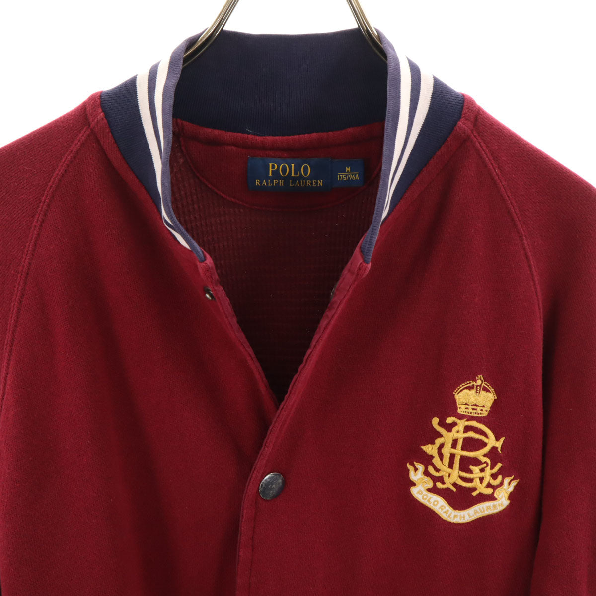 POLO RALPH LAUREN ポロラルフローレン スウェット スタジャン M ボルドー メンズ