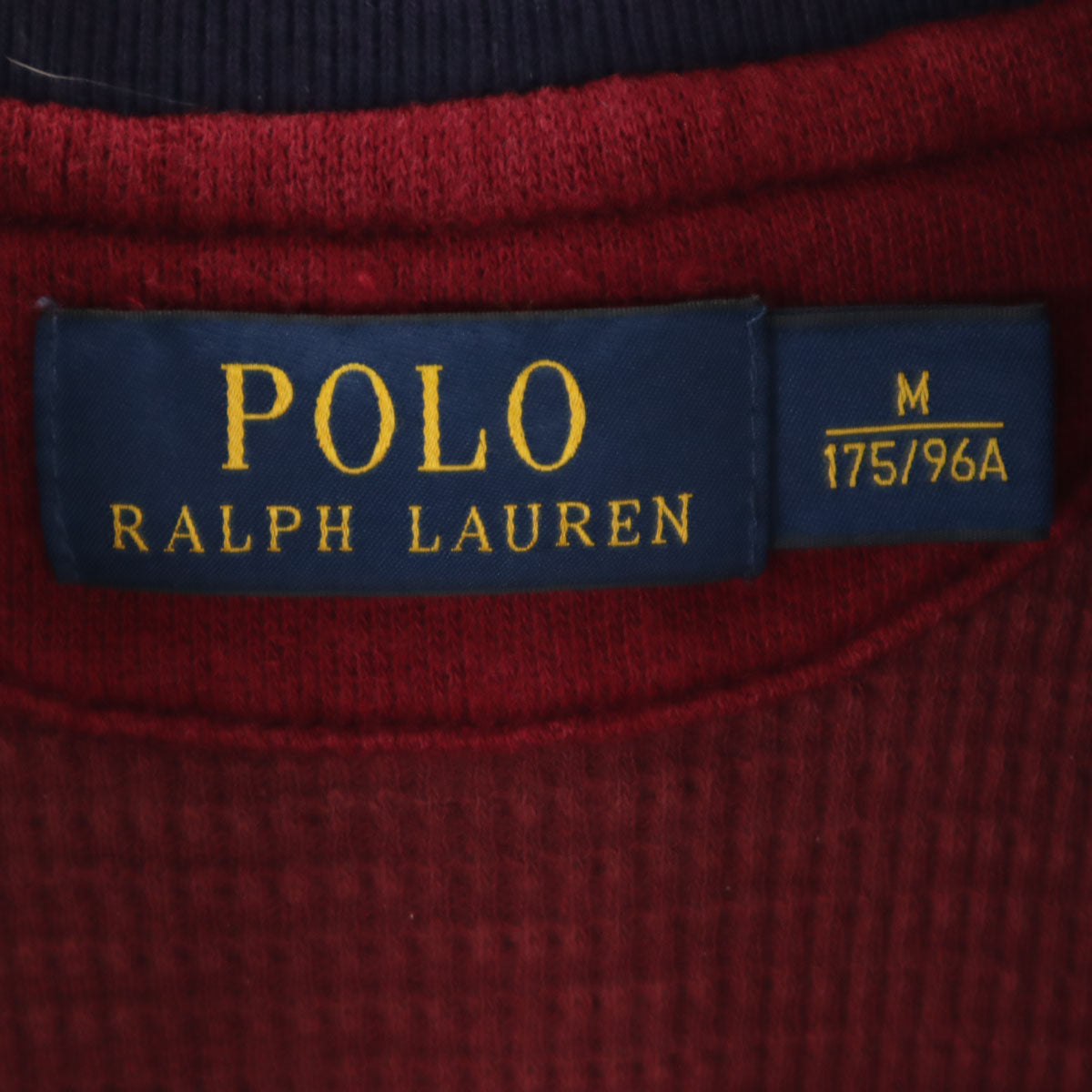 POLO RALPH LAUREN ポロラルフローレン スウェット スタジャン M ボルドー メンズ