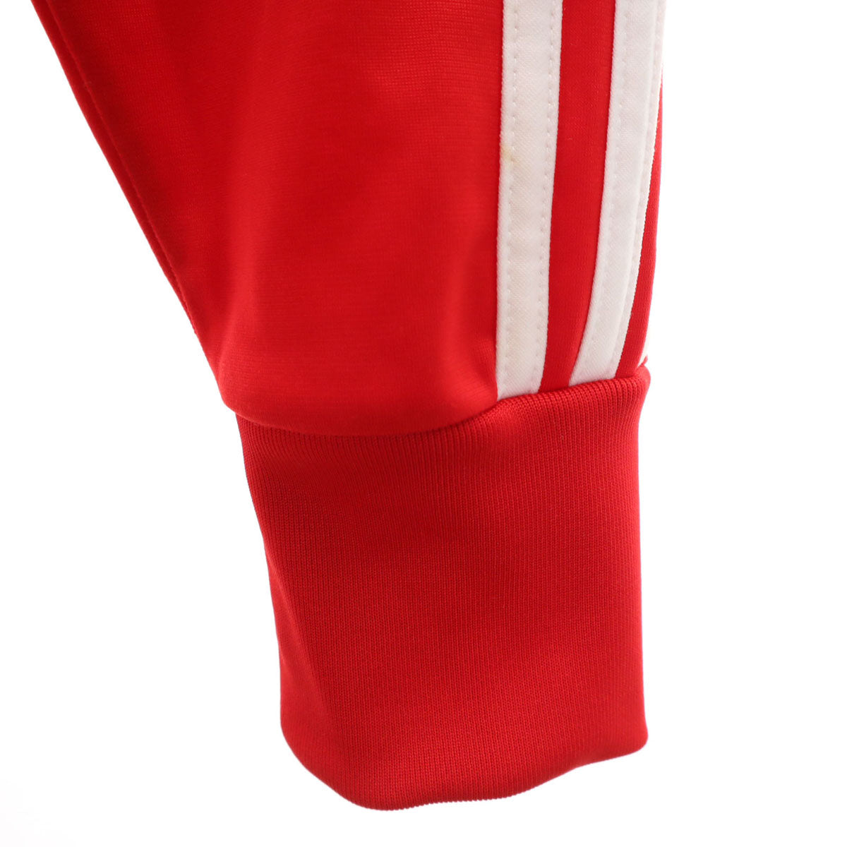 adidas アディダス トレフォイルロゴ トラックジャケット 上下 セットアップ O/L レッド ジャージ 3ライン メンズ