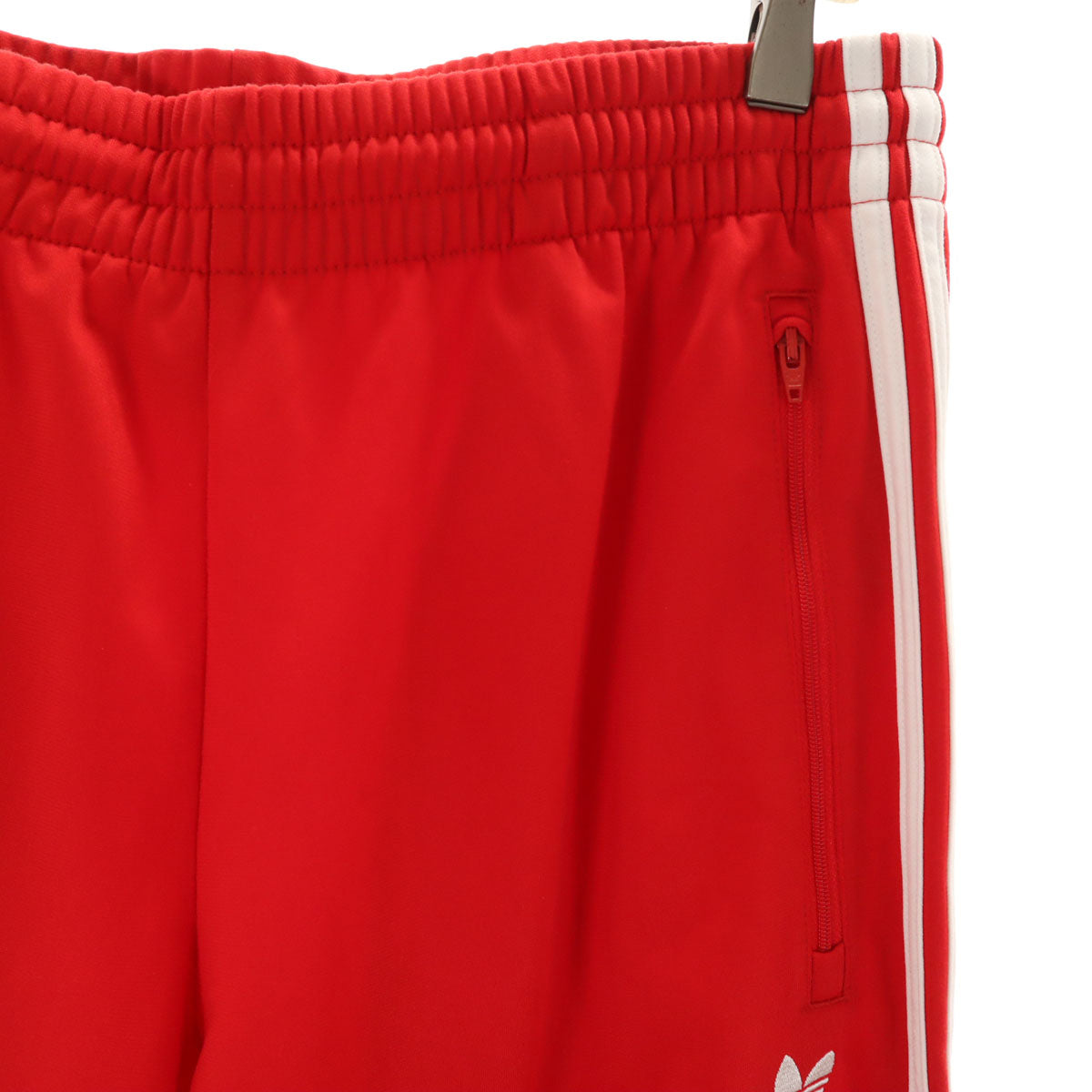 adidas アディダス トレフォイルロゴ トラックジャケット 上下 セットアップ O/L レッド ジャージ 3ライン メンズ