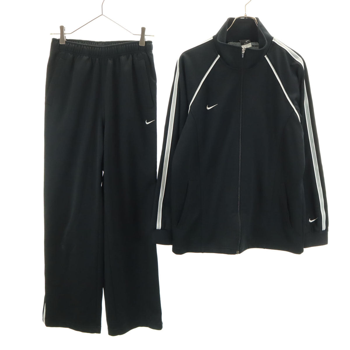 NIKE ナイキ トラックジャケット 上下 セットアップ M ブラック DRI-FIT ジャージ メンズ
