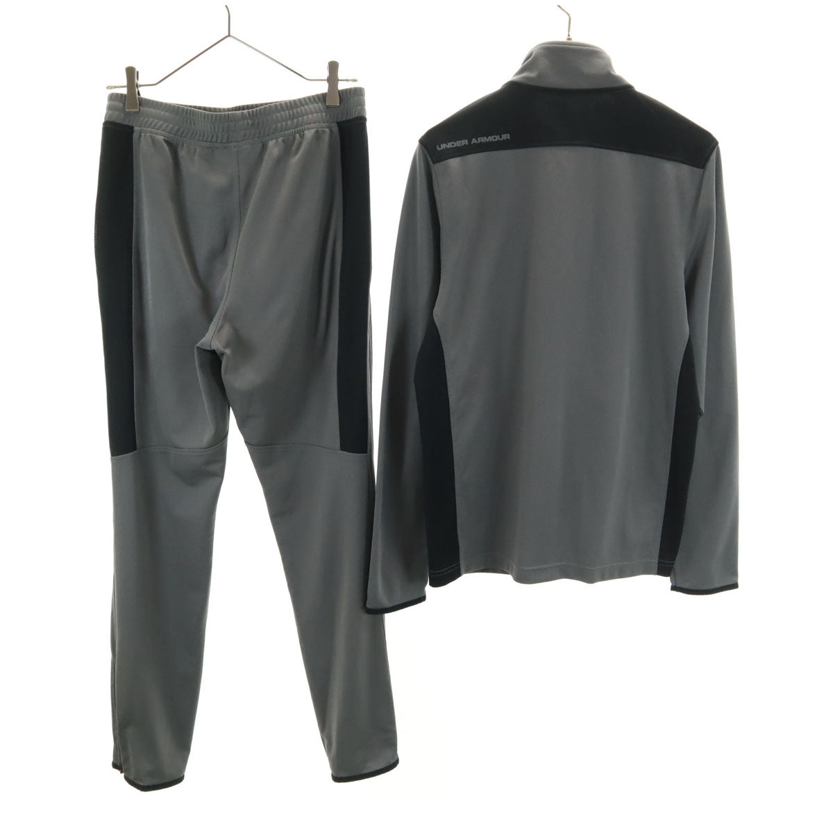 UNDER ARMOUR アンダーアーマー ジャージジャケット 上下 セットアップ M グレー メンズ