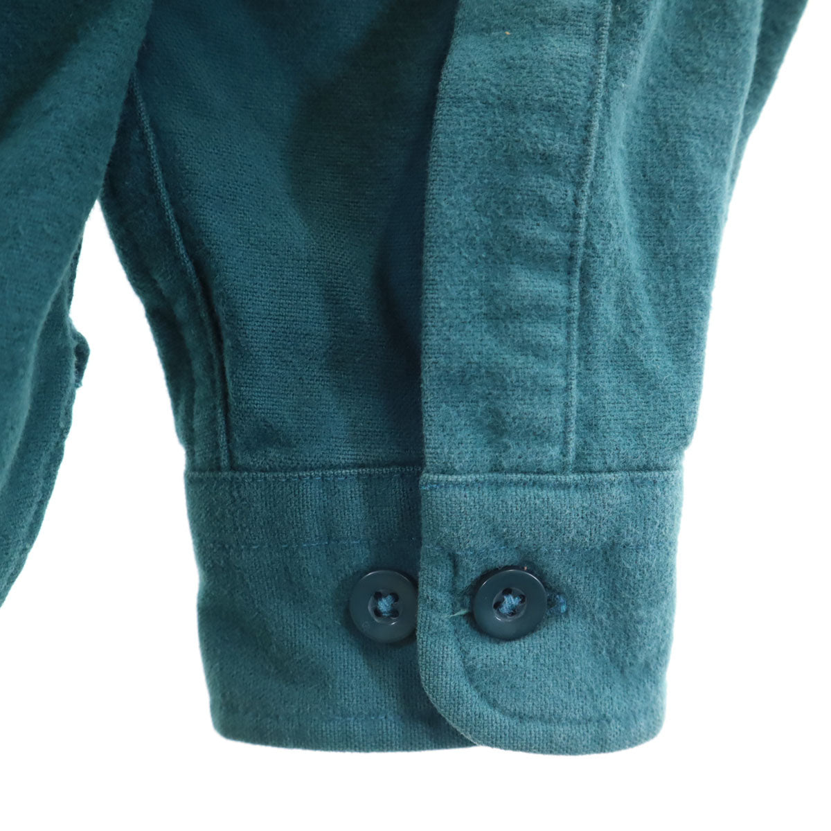L.L.Bean エルエルビーン 90s オールド 長袖 シャモアクロス シャツ M グリーン系 アウトドア フランネル レディース