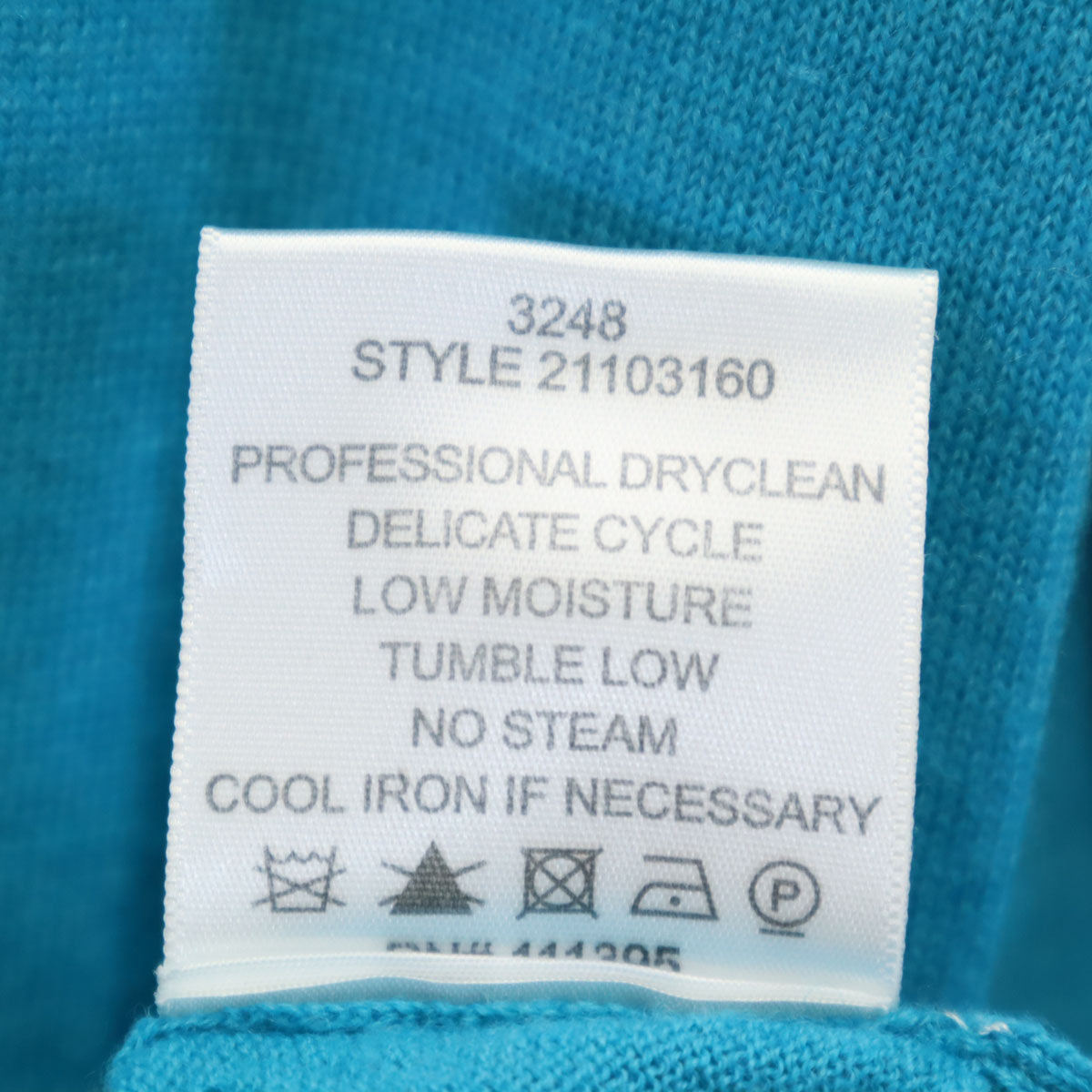 Tory Burch トリーバーチ 長袖 Vネック ニットカーディガン XL 水色 レディース