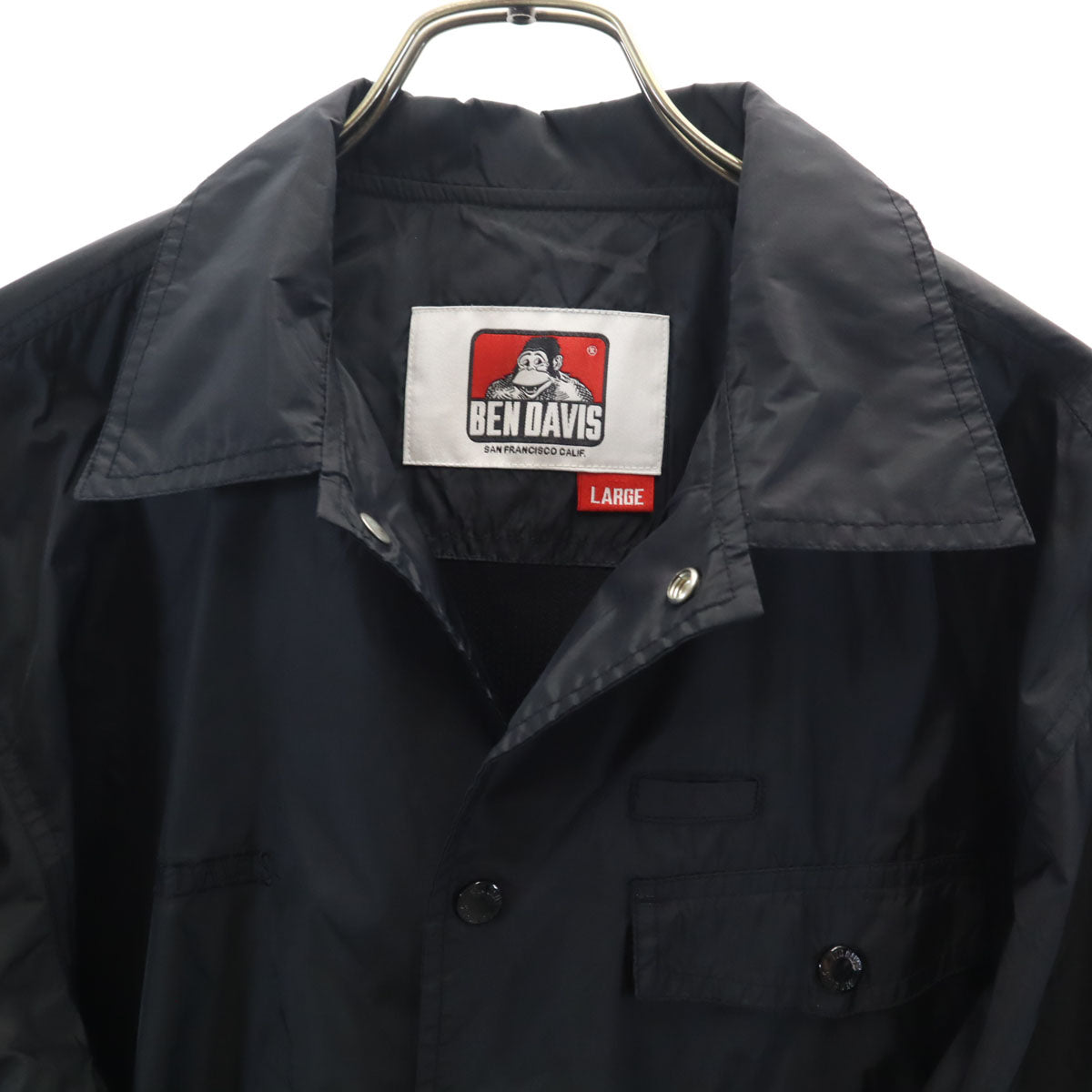 BEN DAVIS ベンデイビス コーチジャケット L ブラック メンズ