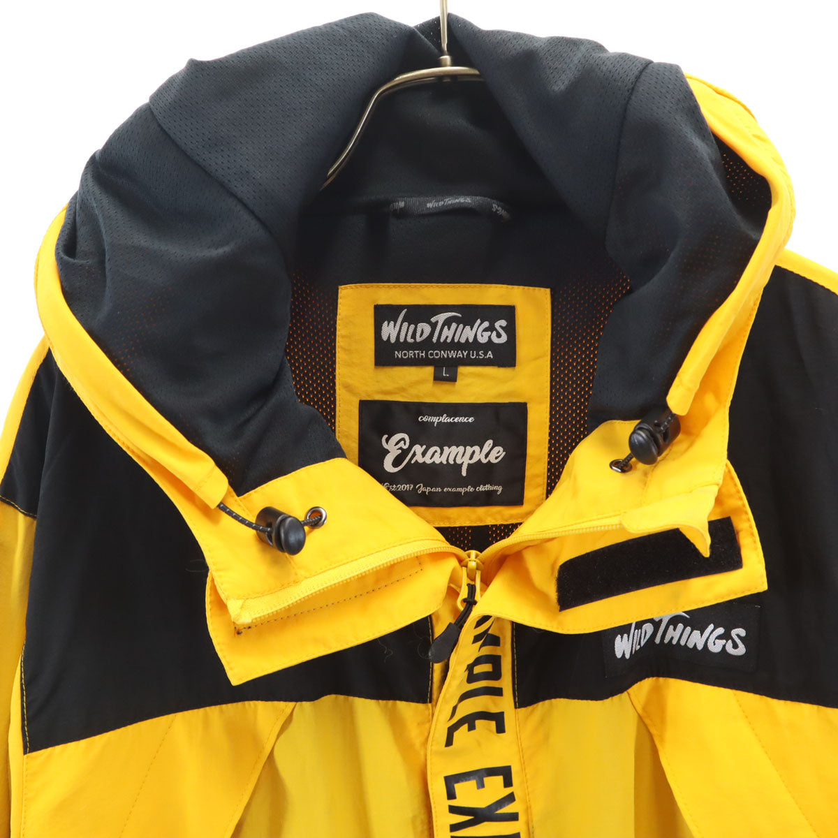 WILDTHINGS ワイルドシングス EXAMPLE ナイロンジャケット L イエロー メンズ