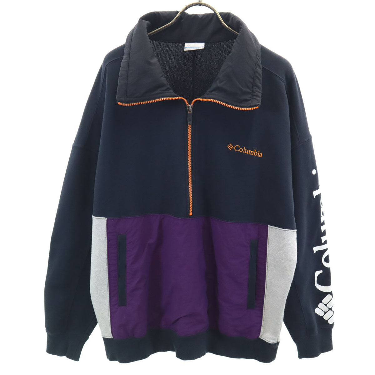Columbia コロンビア 長袖 スカンクスピア ハーフジップ スウェット M ブラック アウトドア メンズ
