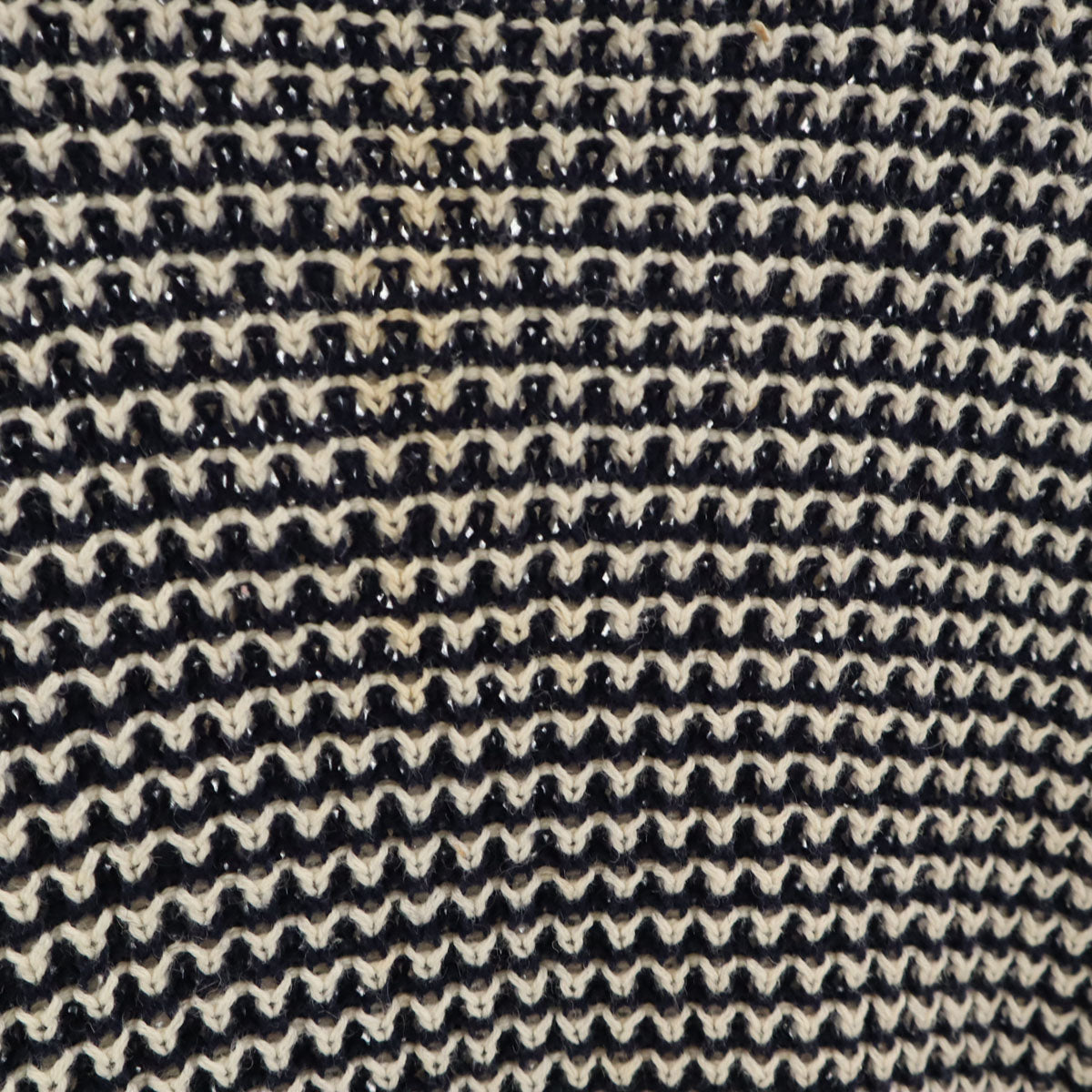 VAN HEUSEN ヴァンヒューゼン 80s 90s オールド ポップコーン編み 長袖 モックネック セーター L ネイビー メンズ