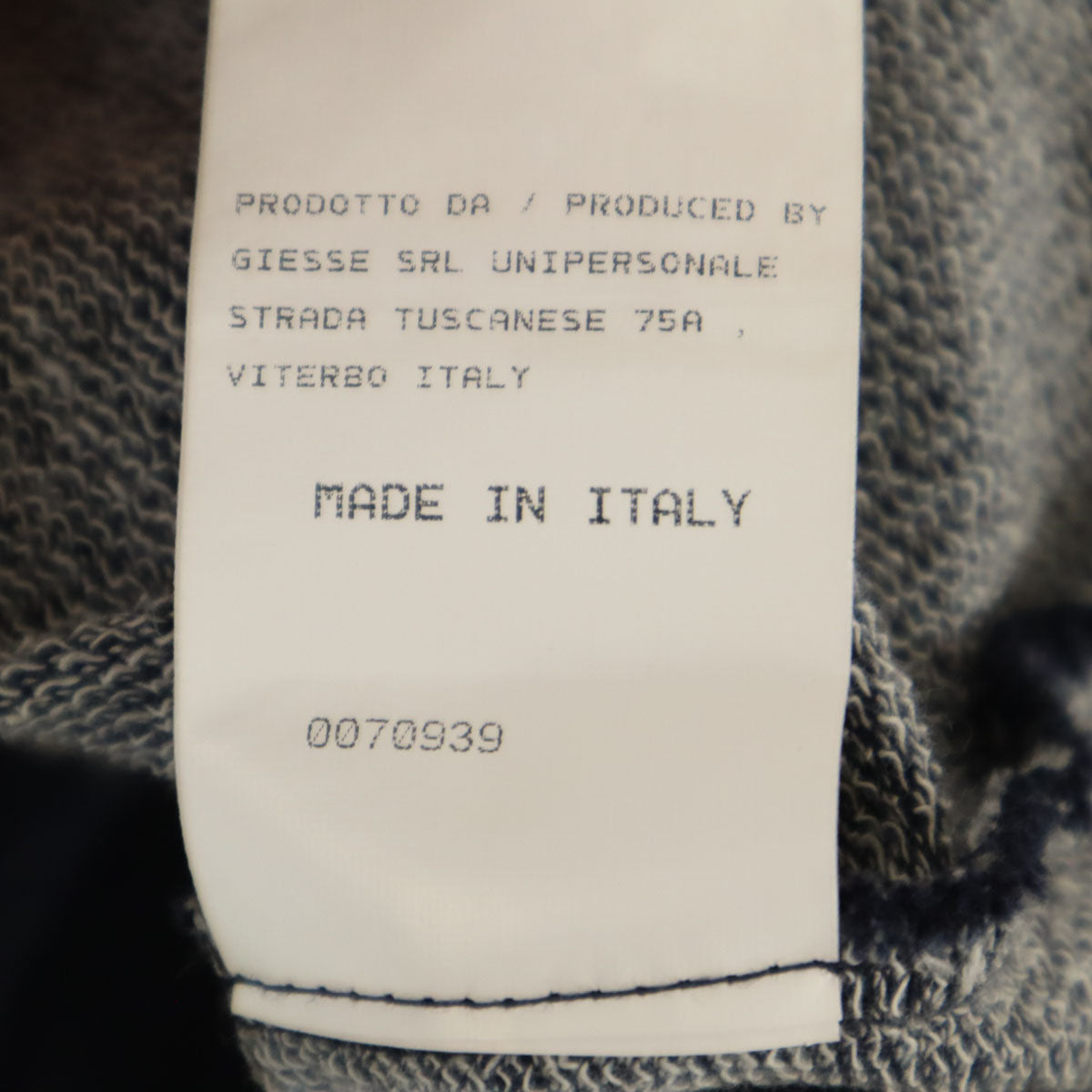 eleventy イレブンティ イタリア製 ノースリーブ ジップパーカー S ネイビー メンズ