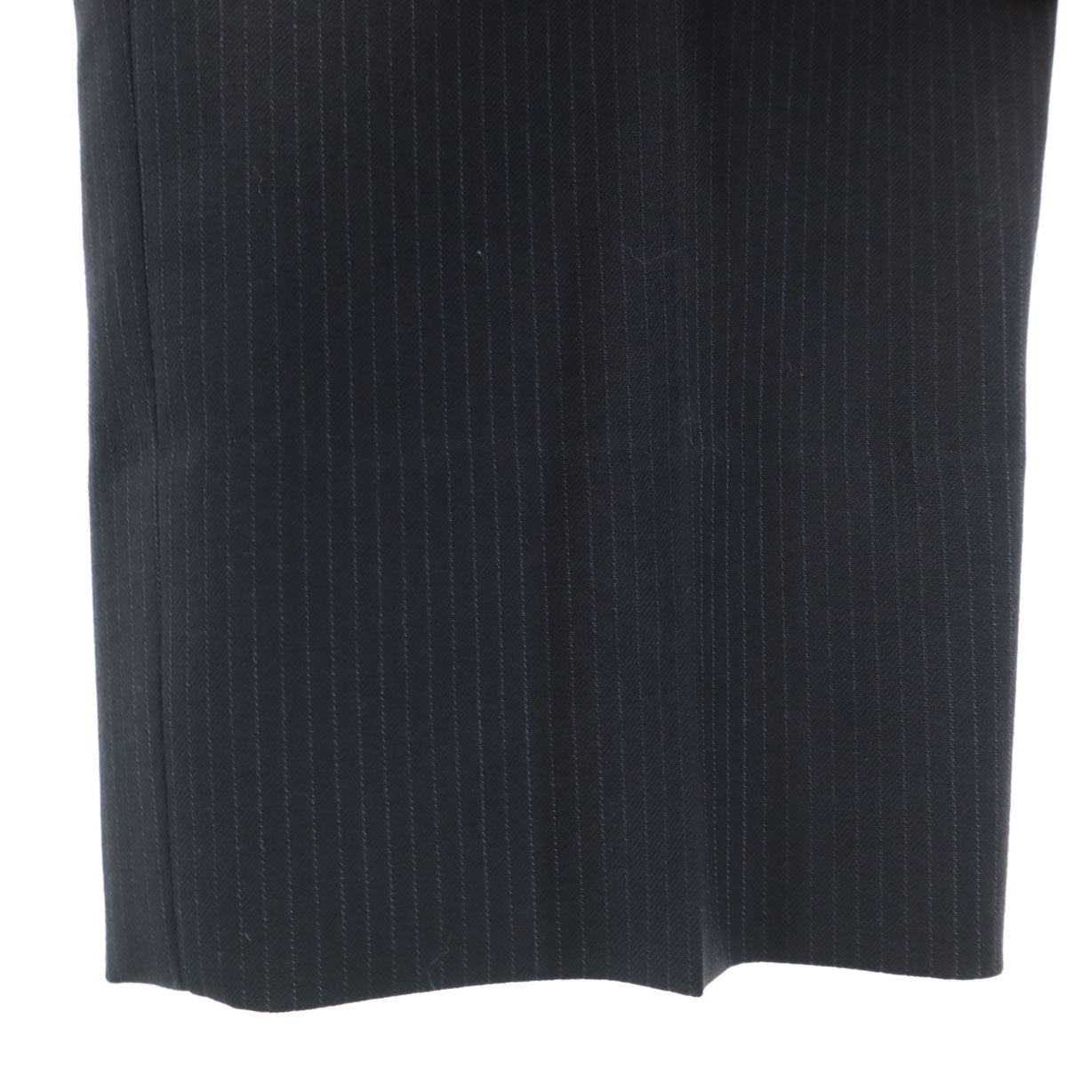 Paul Smith LONDON ポールスミスロンドン 日本製 ストライプ柄 スーツ 上下 セットアップ L ブラック メンズ