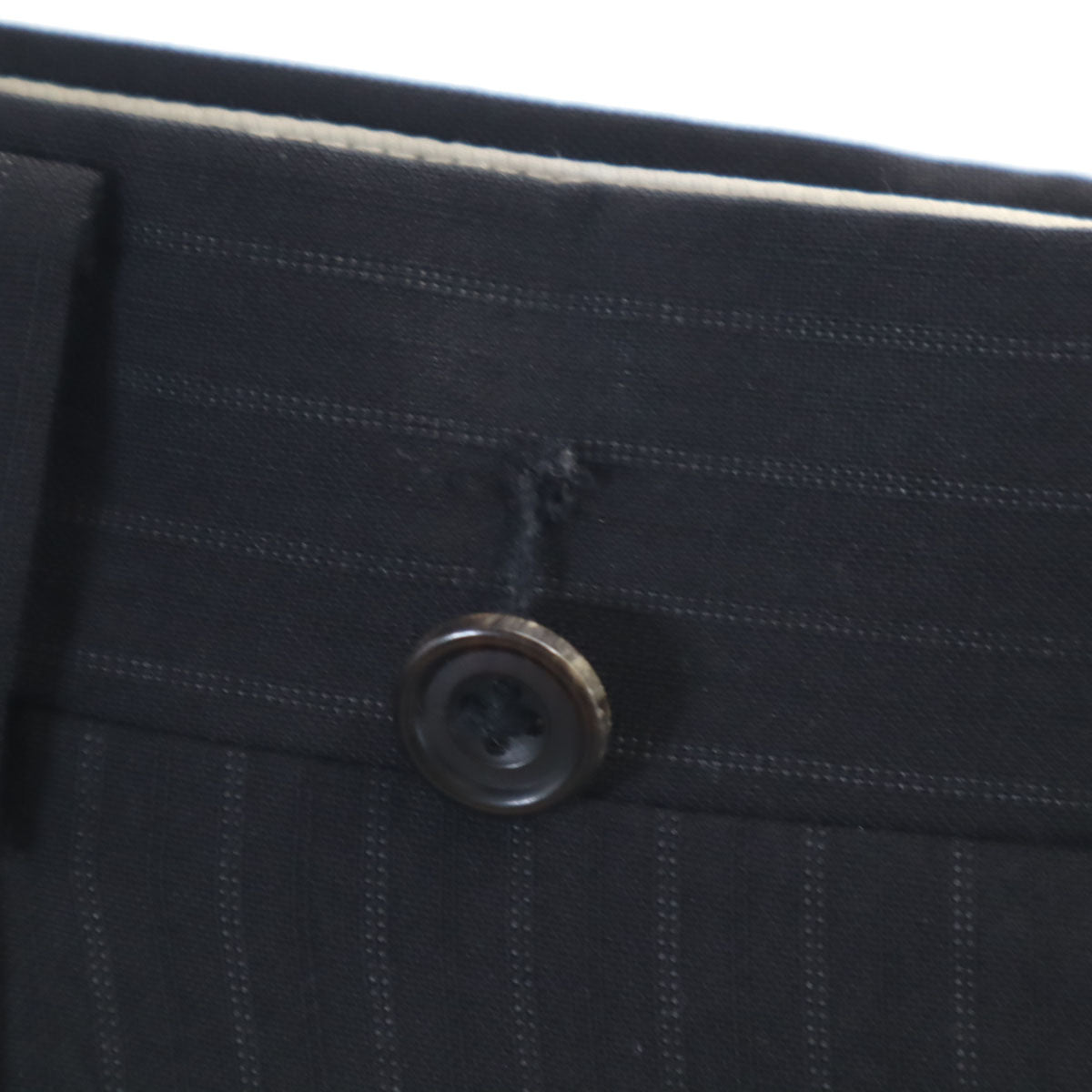 BURBERRY LONDON バーバリーロンドン 日本製 ストライプ柄 スーツ 上下 セットアップ A6/A5 ブラック 三陽商会 メンズ