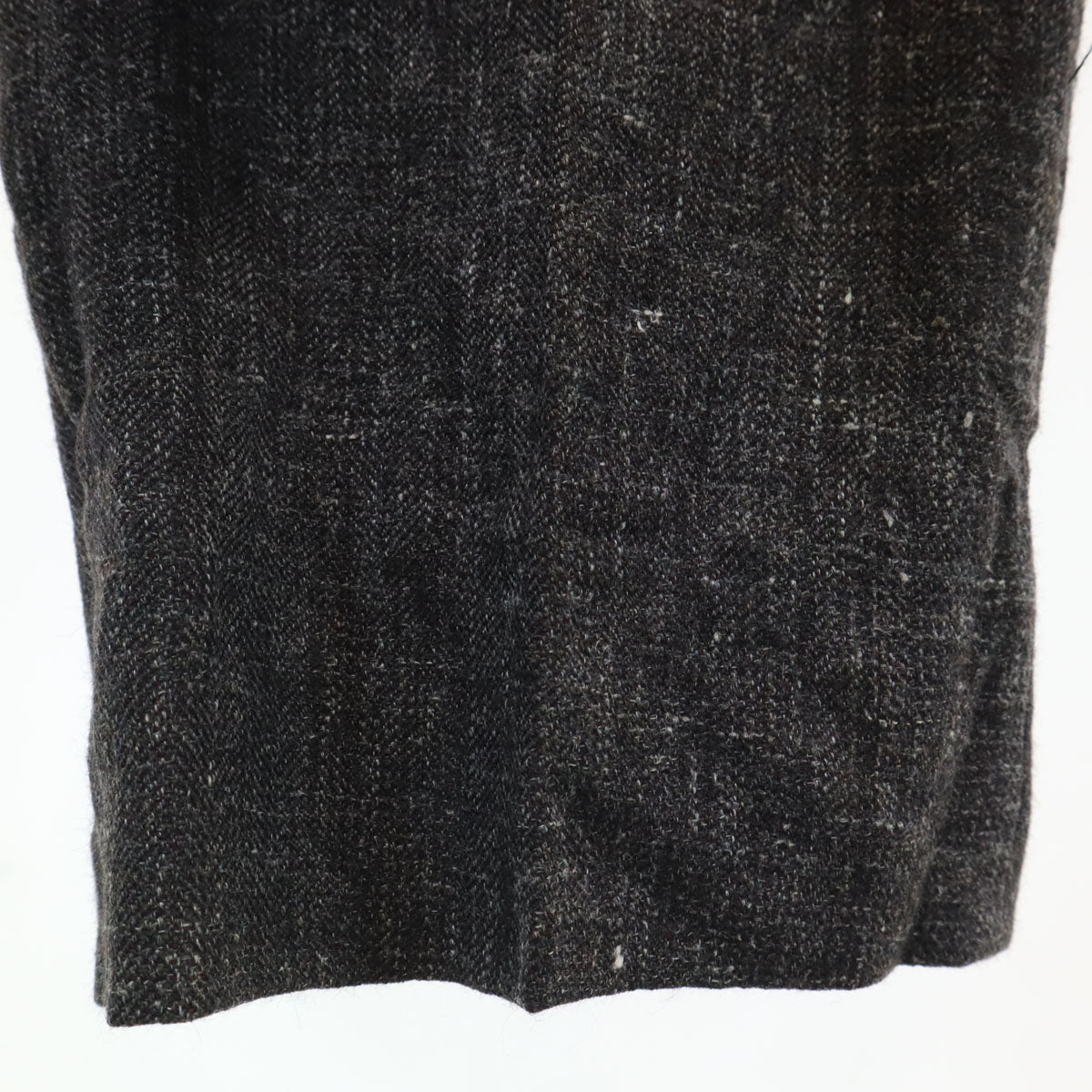 LANVIN ランバン 90s オールド スーツ 上下 セットアップ H50-26 チャコールブラウン 3ピース メンズ