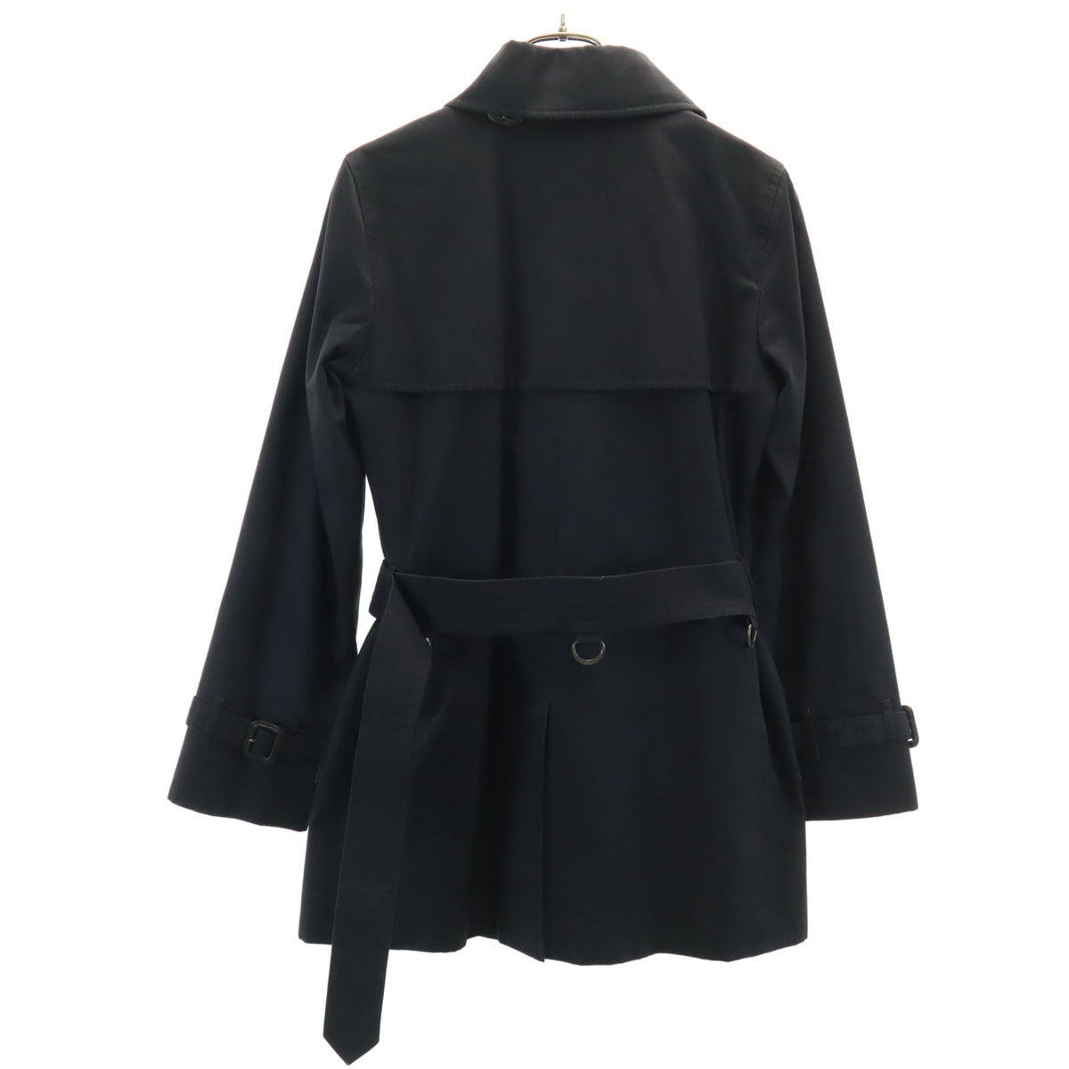 BURBERRY LONDON バーバリーロンドン ショート丈 トレンチコート 36 ブラック系 三陽商会 レディース