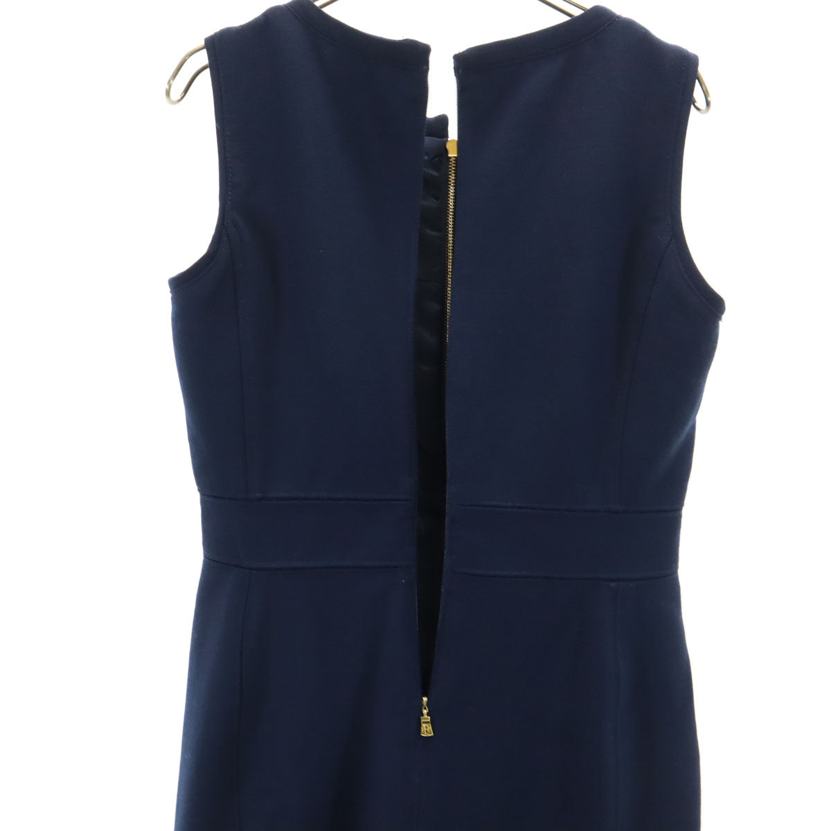 Tory Burch トリーバーチ ノースリーブ ワンピース 2 ネイビー レディース