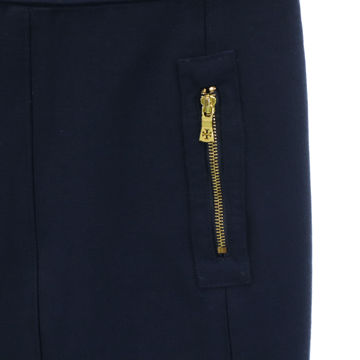 Tory Burch トリーバーチ ノースリーブ ワンピース 2 ネイビー レディース