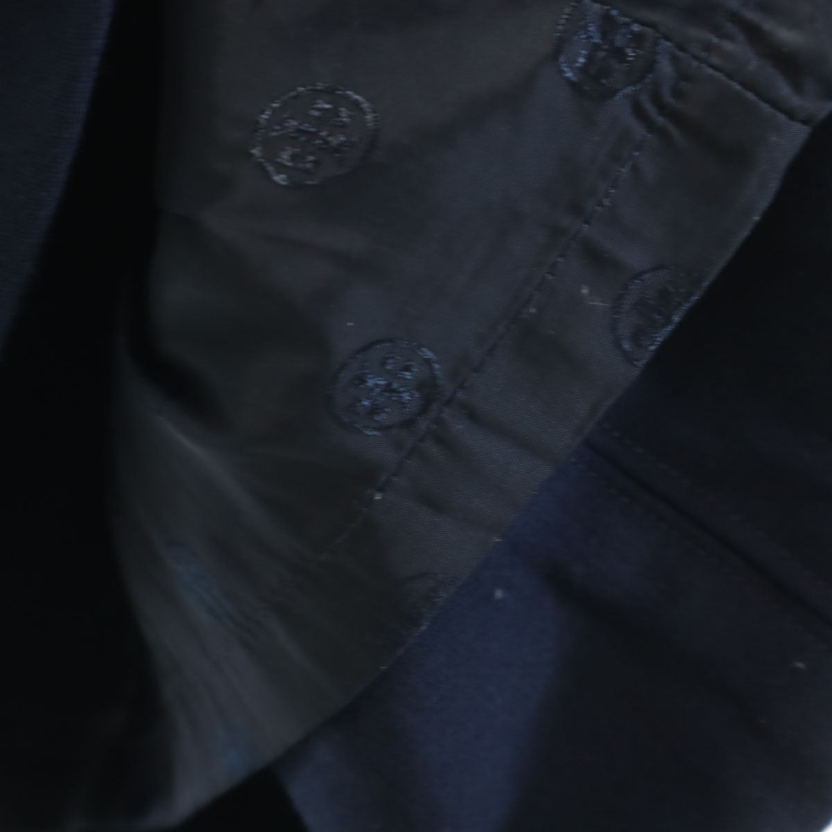 Tory Burch トリーバーチ ノースリーブ ワンピース 2 ネイビー レディース