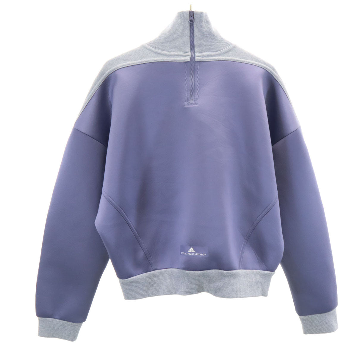 adidas by Stella McCartney アディダスバイステラマッカートニー 長袖 ダンボールニット スウェット M パープル レディース