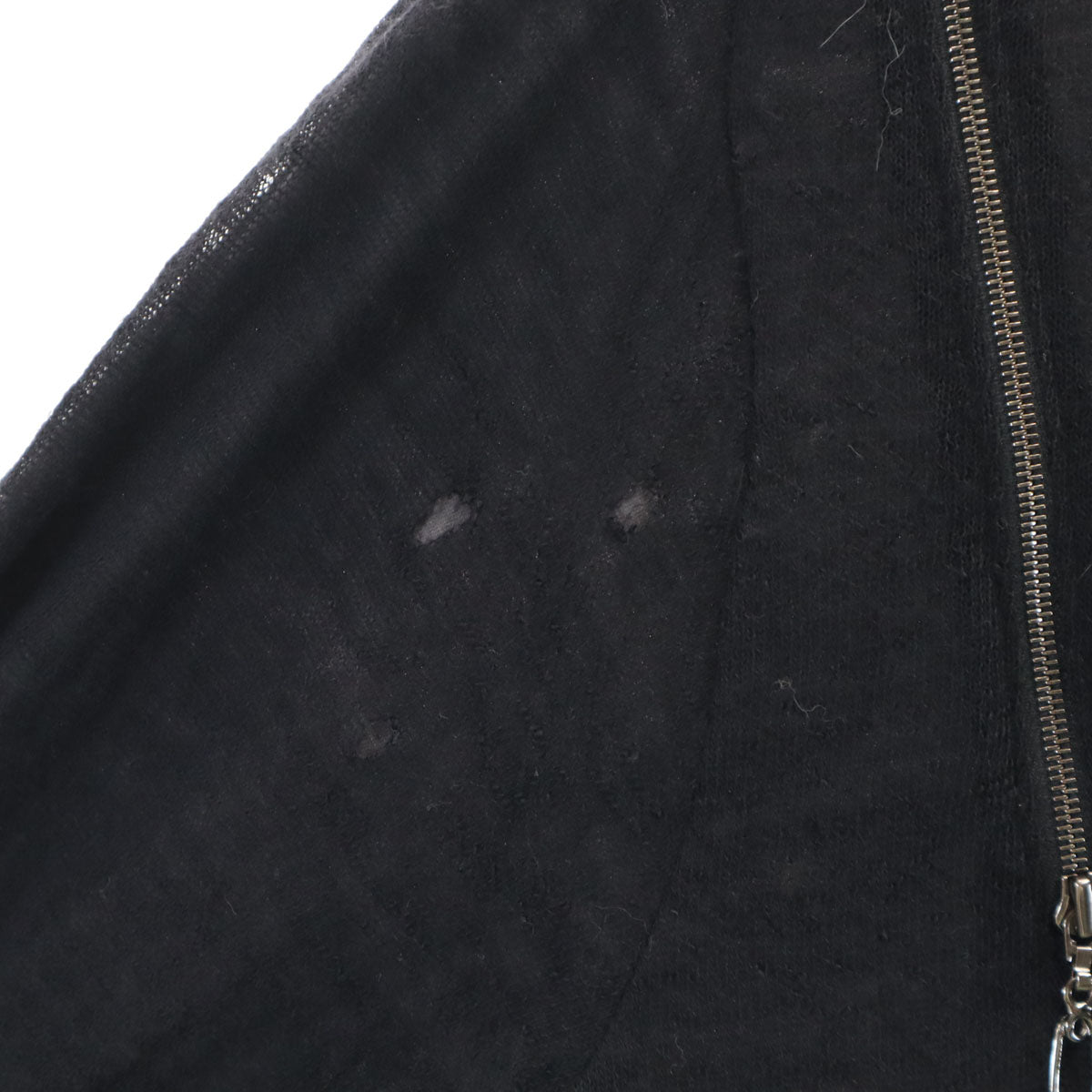 HYSTERIC GLAMOUR ヒステリックグラマー 日本製 長袖 Vネック レイヤード カーディガン FREE ブラック レディース