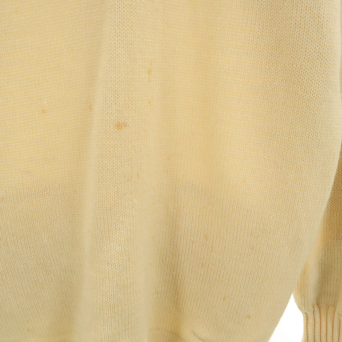 50s ヴィンテージ 長袖 レタード カーディガン ベージュ メンズ