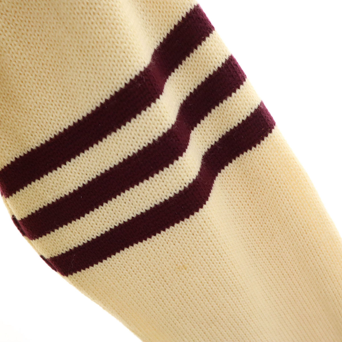 50s ヴィンテージ 長袖 レタード カーディガン ベージュ メンズ