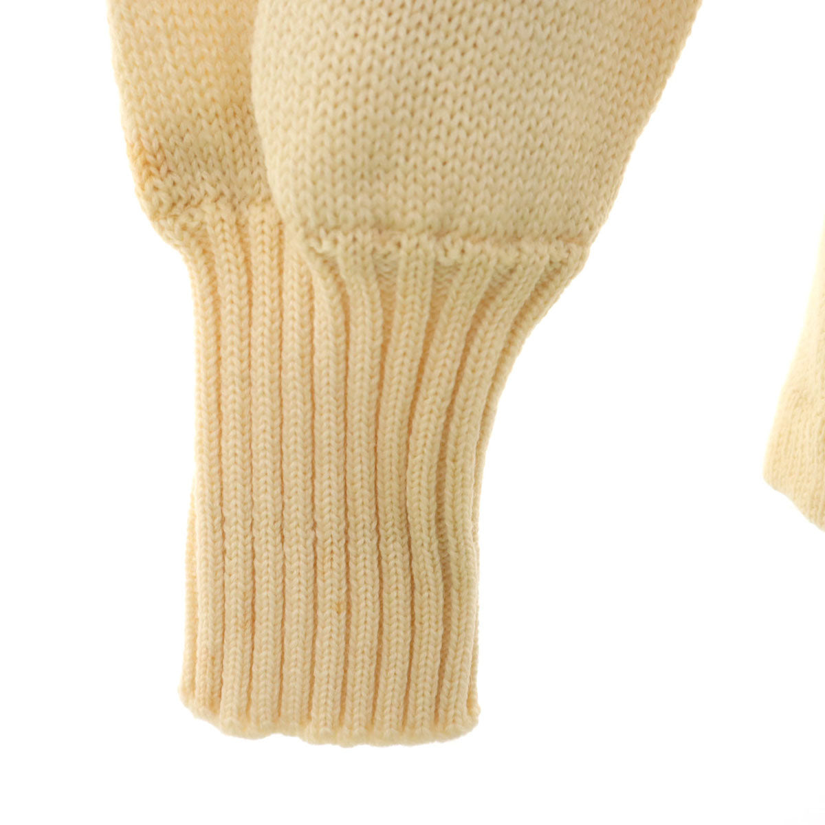 50s ヴィンテージ 長袖 レタード カーディガン ベージュ メンズ