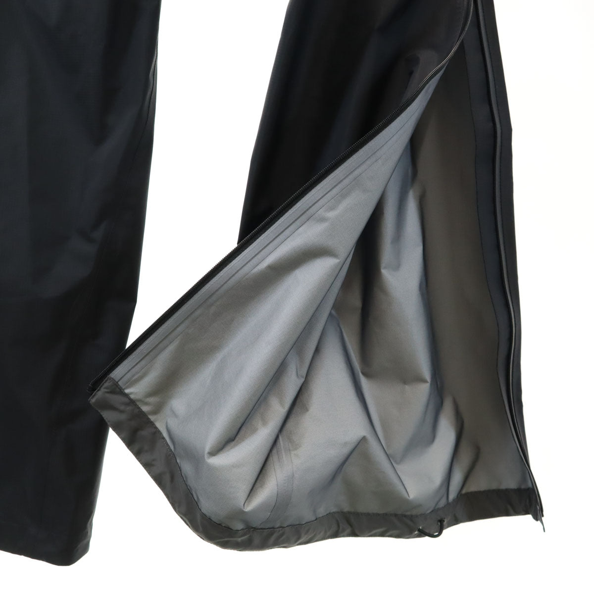 mont-bell モンベル ストームクルーザー レインジャケット 上下 セットアップ L ブラック アウトドア 収納袋付き メンズ