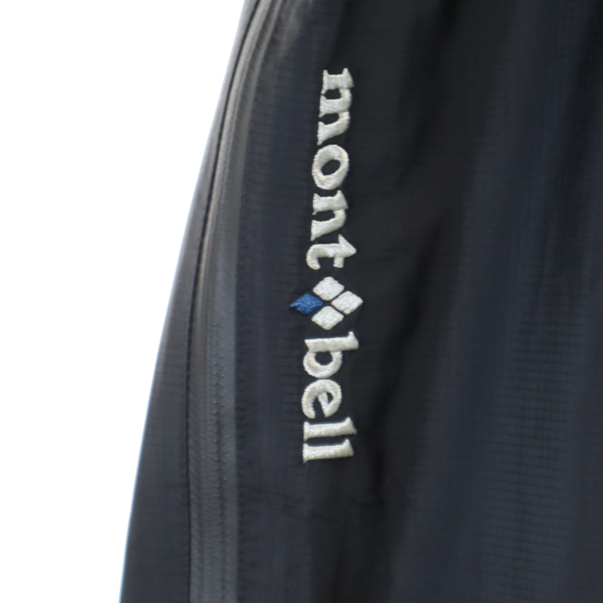 mont-bell モンベル ストームクルーザー レインジャケット 上下 セットアップ L ブラック アウトドア 収納袋付き メンズ