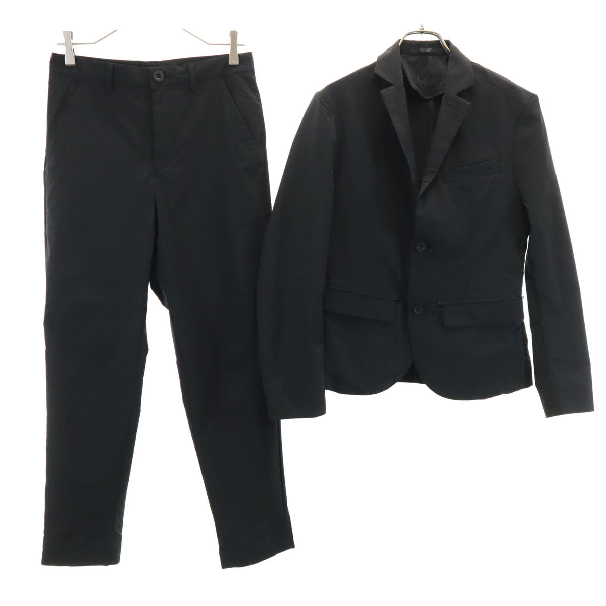 adidas アディダス 伊勢丹 ICON スーツ 上下 セットアップ XS/S ブラック 収納袋付き メンズ