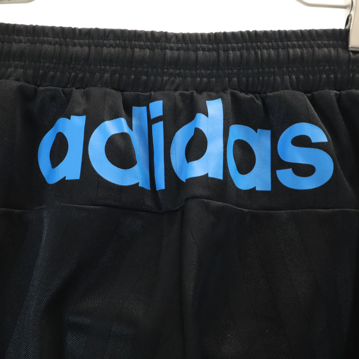 adidas アディダス ストライプ柄 フーディー トラックジャケット 上下 セットアップ S/XS ブラック ジャージ メンズ