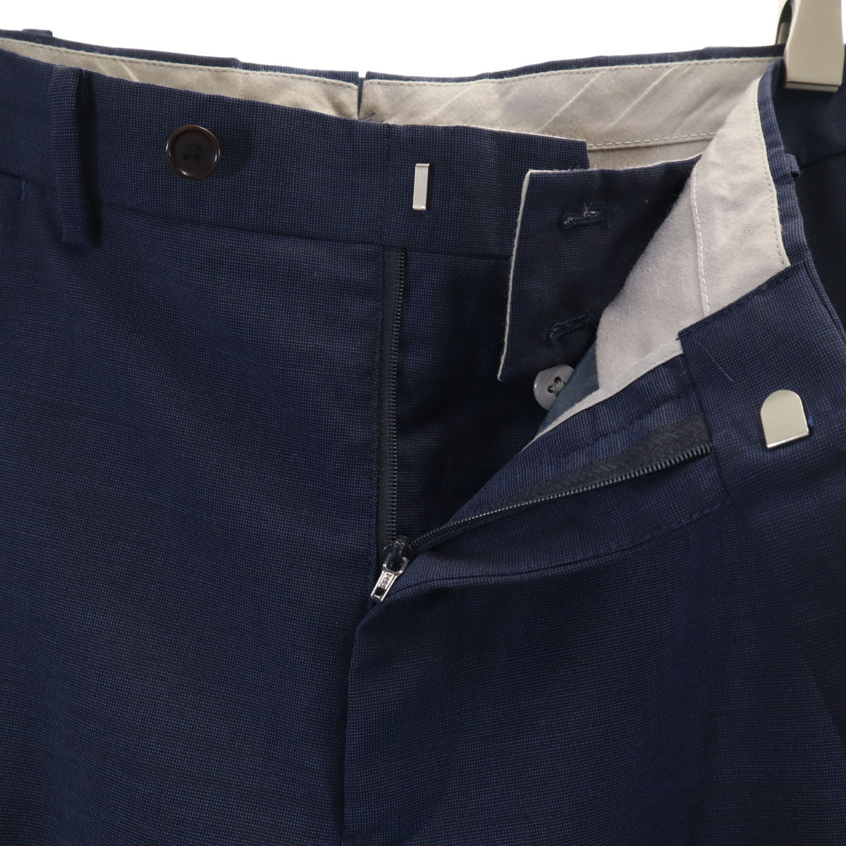 Le Chic ルシック ロロピアーナ生地 スーツ 上下 セットアップ AB4 ネイビー メンズ