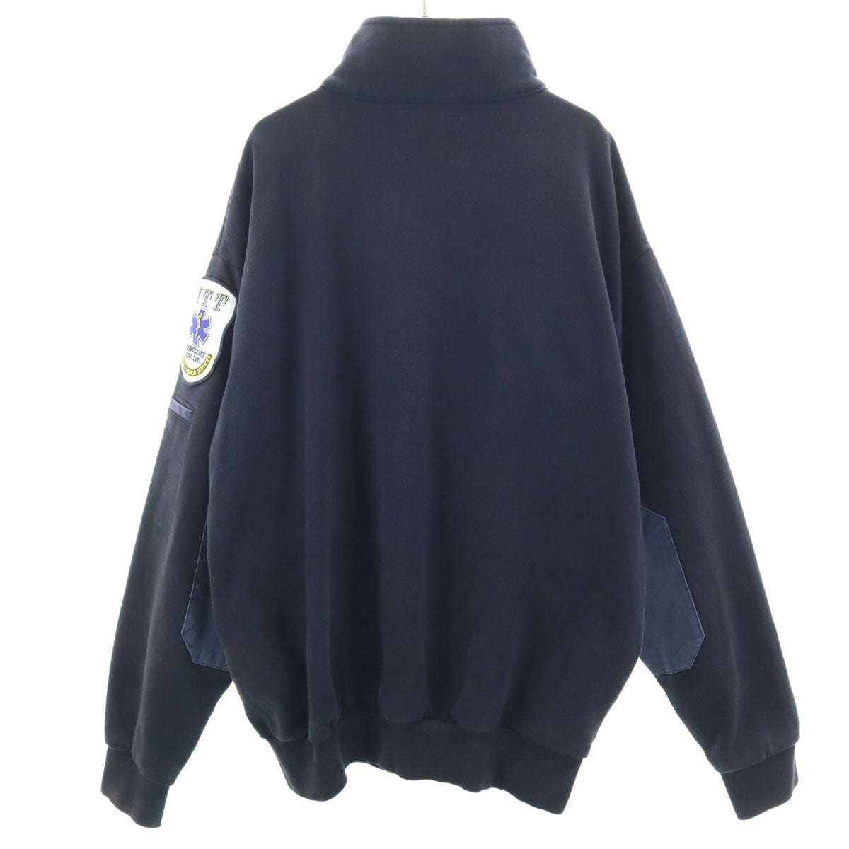 ゲームワークウェア 90s オールド 長袖 ハーフジップ トレーナー XL ブラック メンズ