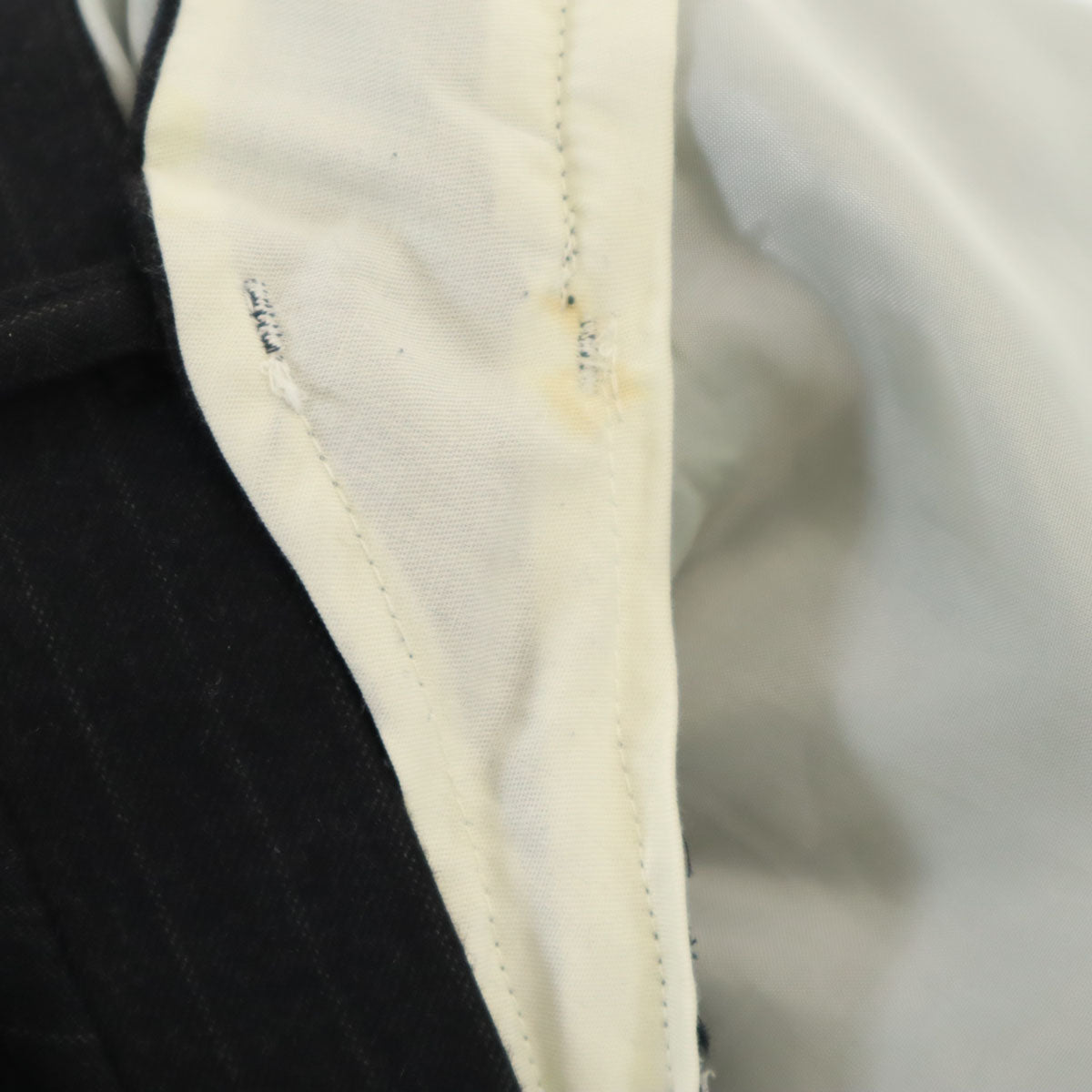 CHAPS チャップス ストライプ柄 スーツ 上下 セットアップ AB4 チャコールグレー メンズ