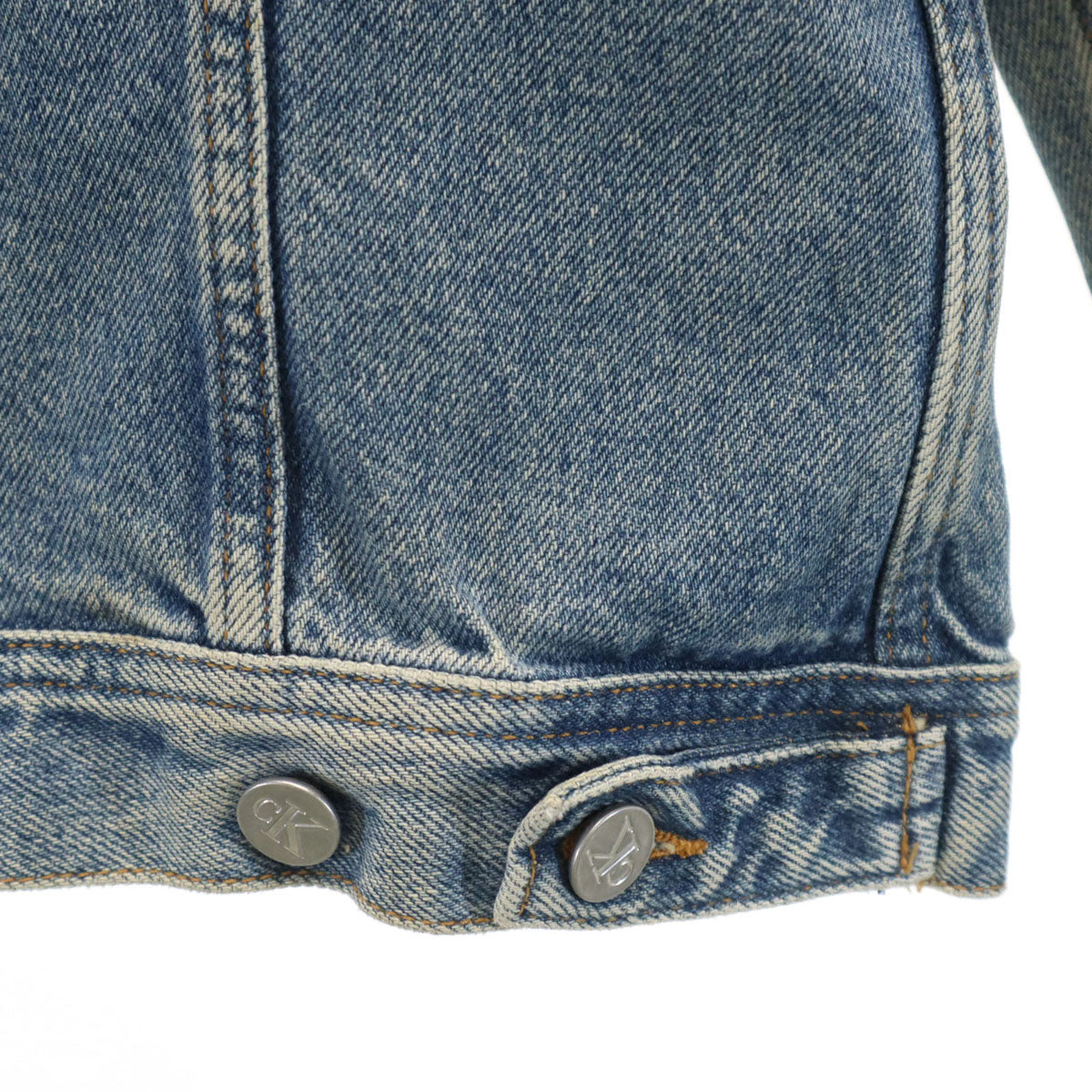 Calvin klein Jeans カルバンクラインジーンズ 90s オールド デニムジャケット S ブルー ジージャン トラッカー メンズ