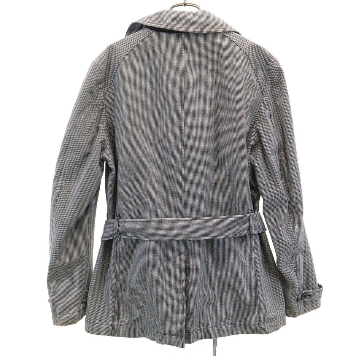 BURBERRY LONDON BLUE LABEL バーバリー ロンドン ブルーレーベル ハウンドトゥース柄 ジャケット L ホワイト 三陽商会 千鳥格子 メンズ