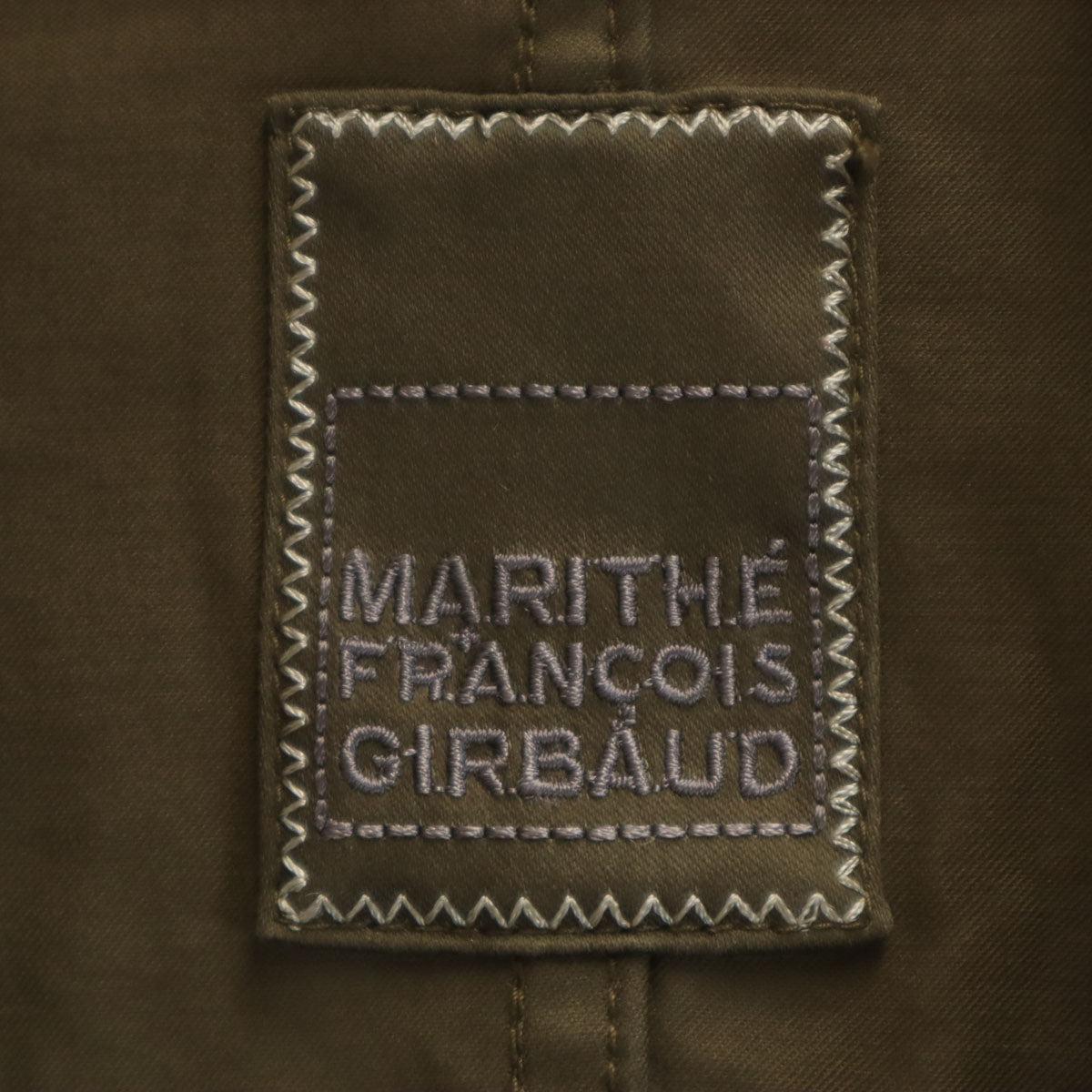 MARITHE + FRANCOIS GIRBAUD マリテフランソワジルボー テーラードジャケット M オリーブ系 レディース
