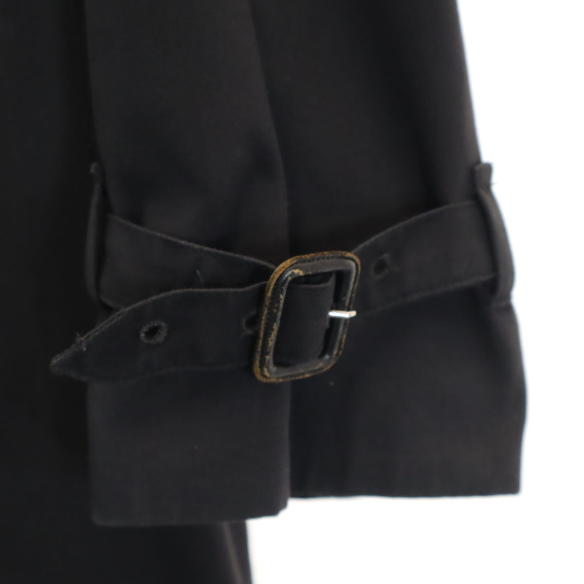 Burberrys バーバリーズ 80s 英国製 ヴィンテージ トレンチコート 16 ブラック レディース