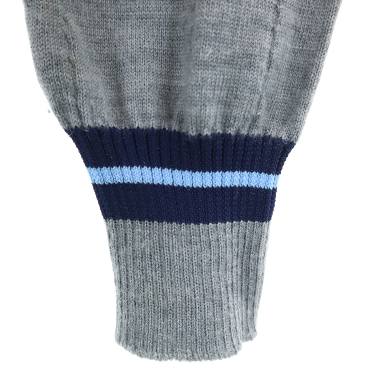 tricot COMME des GARCONS トリコットコムデギャルソン 15SS 2015年 日本製 ウールブレンド 長袖 カーディガン グレー メンズ