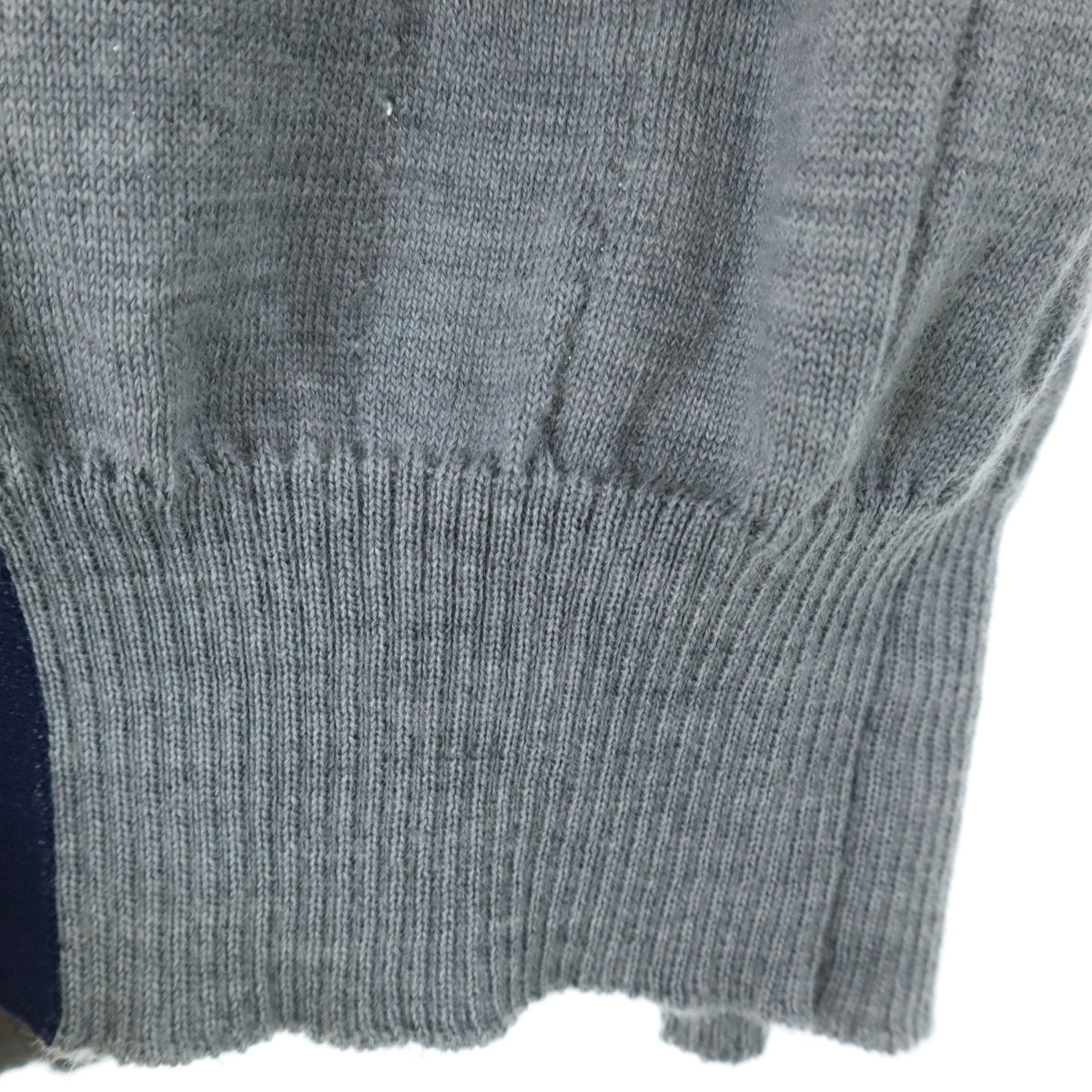 tricot COMME des GARCONS トリコットコムデギャルソン 15SS 2015年 日本製 ウールブレンド 長袖 カーディガン グレー メンズ