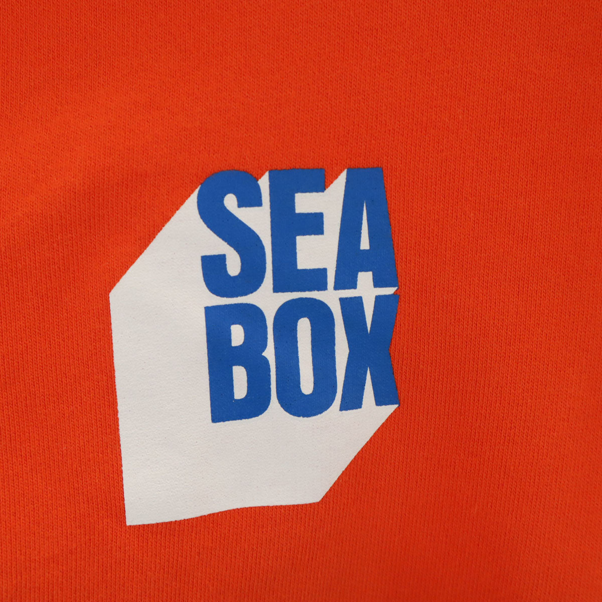 KEBOZ ケボズ バックプリント 長袖 スウェットパーカー M オレンジ メンズ