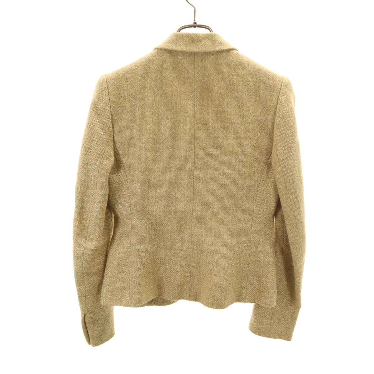 RALPH LAUREN ラルフローレン 日本製 リネンブレンド テーラードジャケット 2 ベージュ レディース