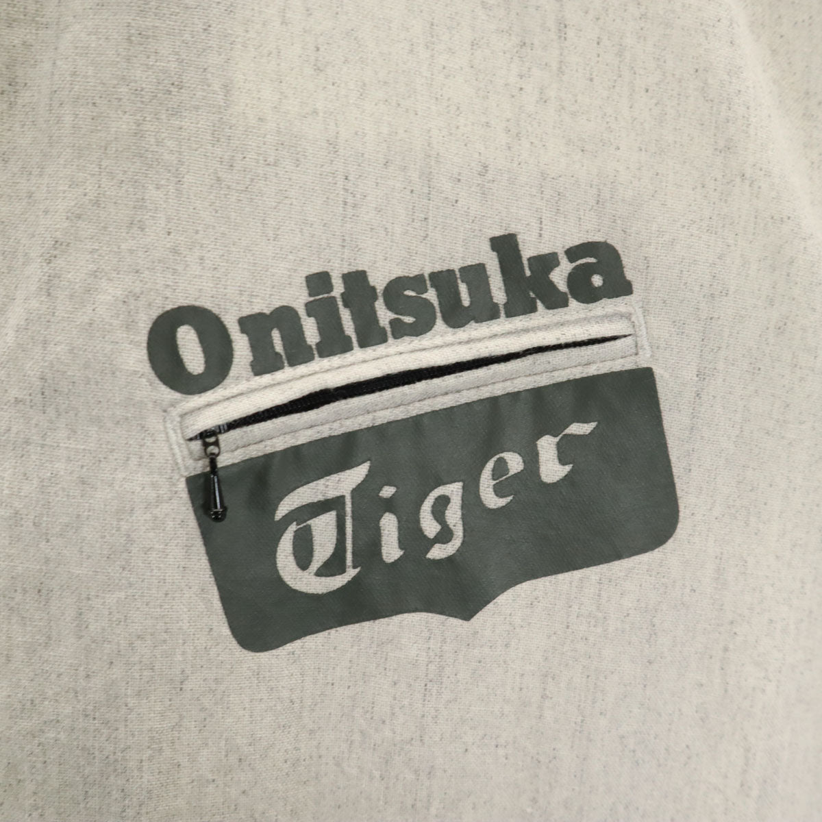 ONITSUKA TIGER オニツカタイガー リネンブレンド ブルゾン M グレー ジャケット メンズ