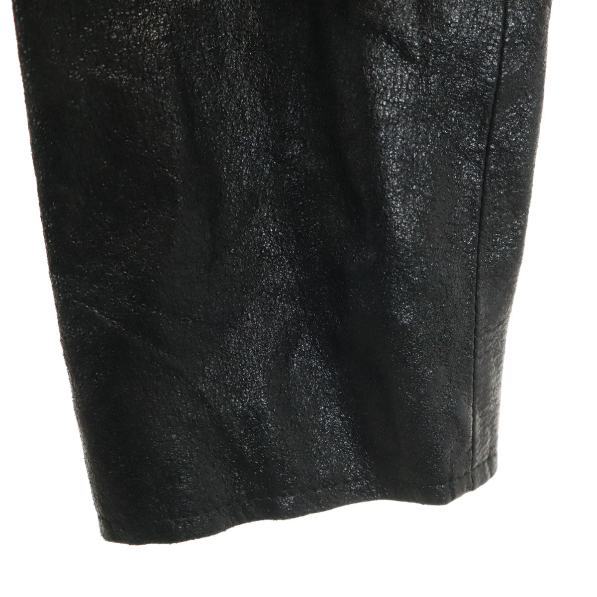 DKNY JEANS ダナキャランニューヨークジーンズ 豚革 レザージャケット 4 ブラック レディース