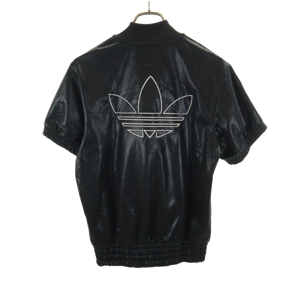adidas アディダス トレフォイルロゴ ブルゾン S ブラック レディース